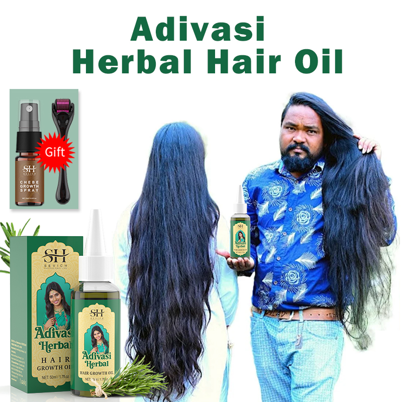 Hair Care Essence Oil Spray - น้ำมันบำรุงผมอายุรเวทจากอินเดีย น้ำมันสมุนไพรอদিভัสี ป้องกันผมร่วง กระตุ้นการงอกใหม่เร็วขึ้น เซรั่มเพิ่มความหนา ผลิตภัณฑ์บำรุงเส้นผม