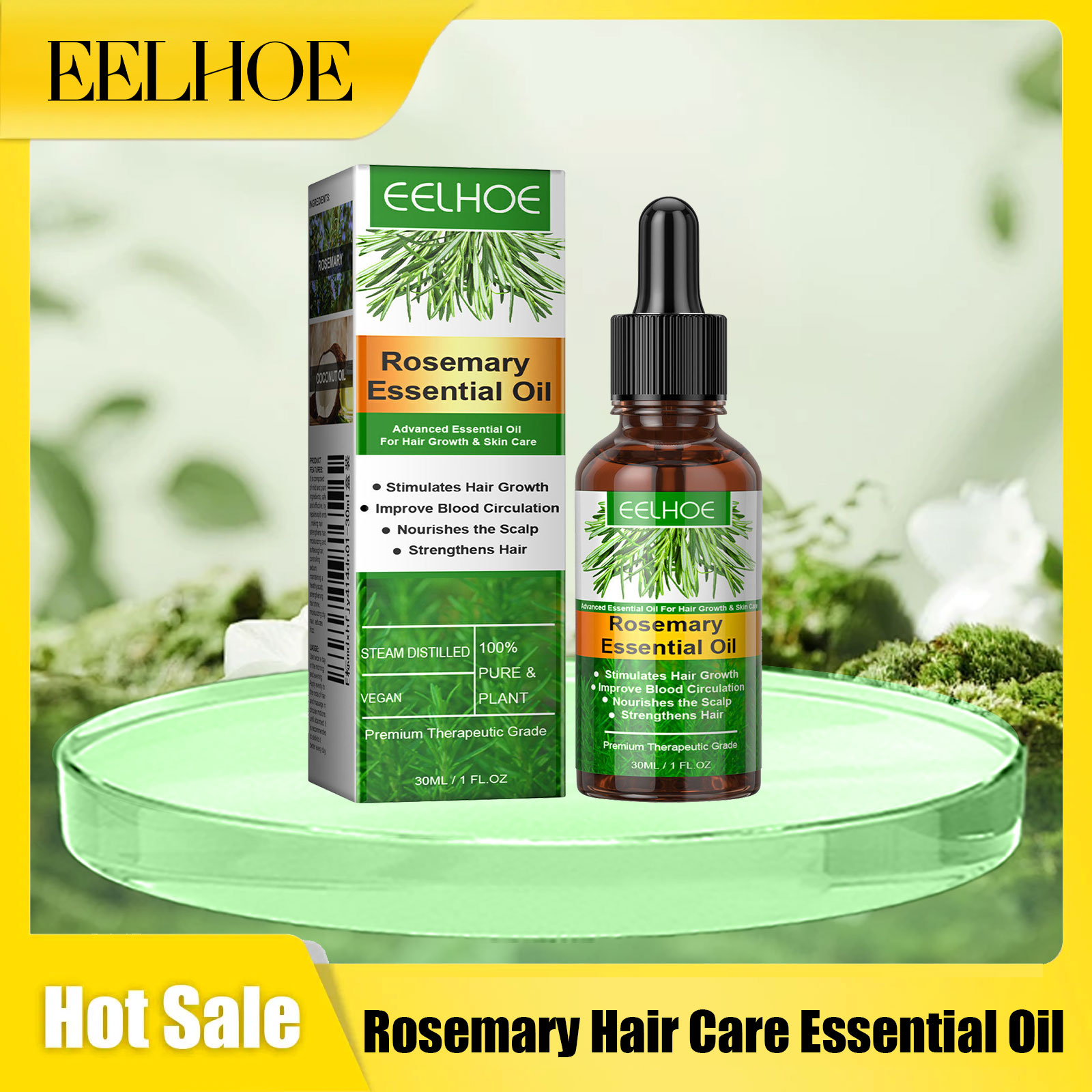 Hair Care Essential - น้ำมันบำรุงผมอีลโฮ โรสแมรี่ เอสเซนเชียล ออยล์ ช่วยให้ผมแข็งแรง ลดการหลุดร่วง
