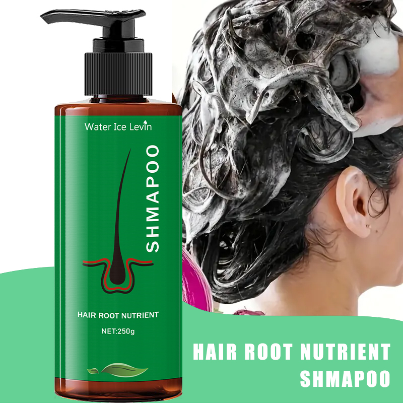 Hair Care Keratin Shampoo - แชมพูบำรุงรากผม 250 กรัม สูตรเพิ่มความชุ่มชื้นสำหรับผมธรรมดา ดูแลเส้นผมทุกวัน ดีไซน์ขวดเรียบหรู