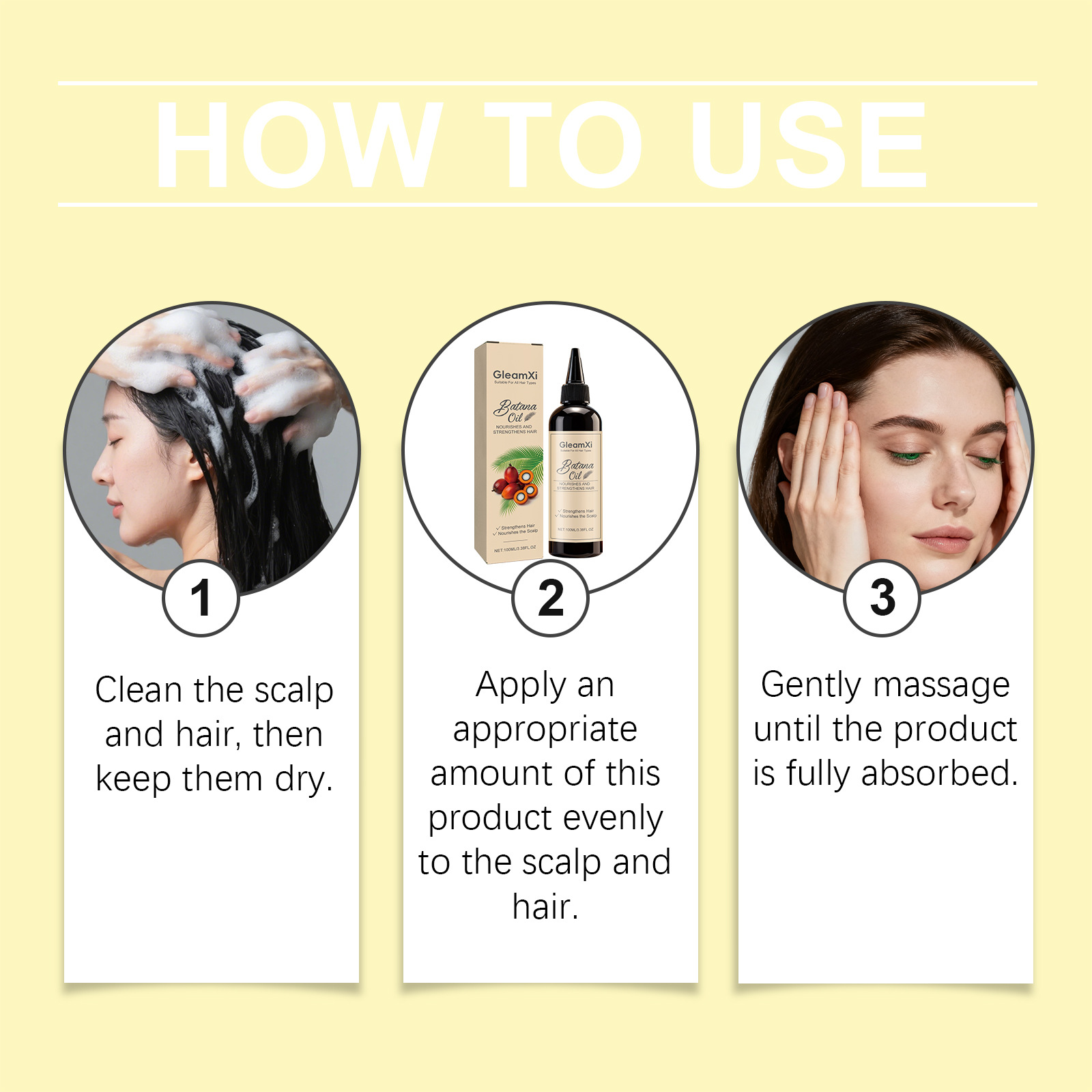 Hair Care Essential - น้ำมันหอมระเหยบาตานาเสริมสร้างรากผม ป้องกันผมร่วง เพิ่มความนุ่มลื่น บำรุงหนังศีรษะ ดูแลการเจริญเติบโตของเส้นผม