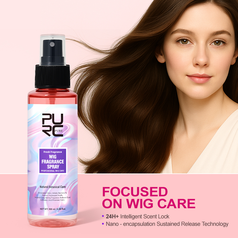 Hair Care Essence Oil Spray - PURC PURC สเปรย์น้ําหอมวิกผมลบกลิ่น Smoothing Shiny Wigs