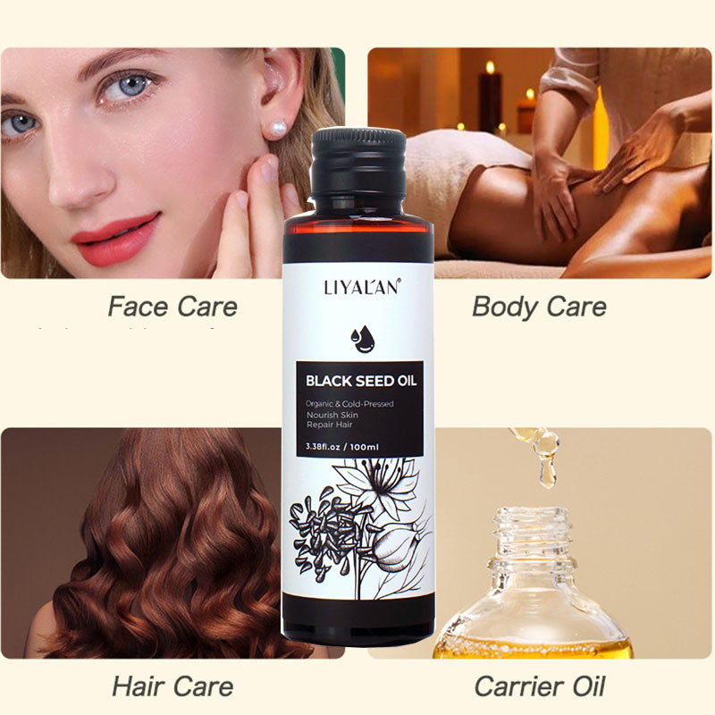 Hair Care Vegetables - น้ำมันเทียนดำสกัดเย็นของน้ำมันพืชสำหรับการนวดดูแลเส้นผมและการดูแลผิวน้ำมันเทียนดำทำให้ผิวกระจ่างใส