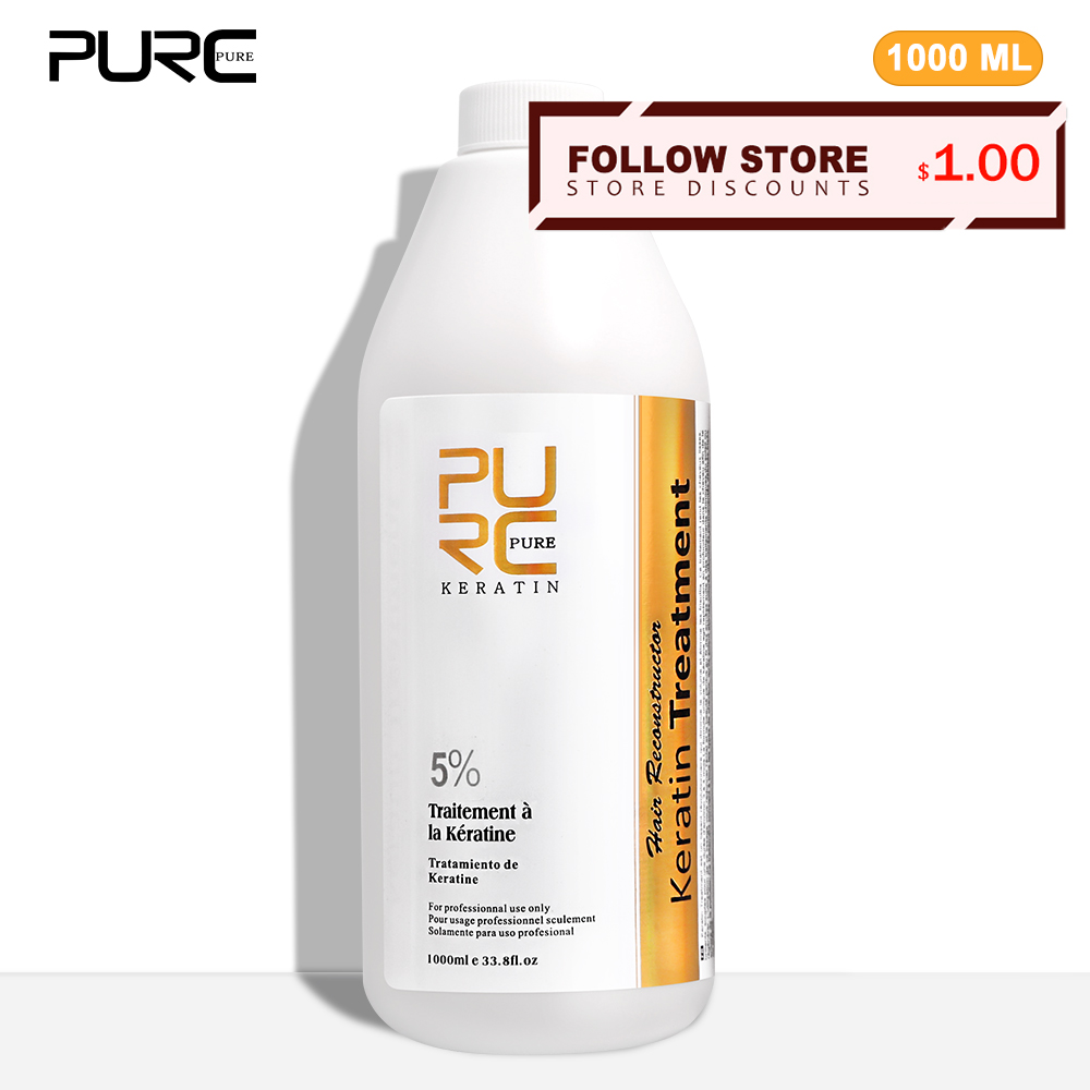 Hair Care Keratin Shampoo - ทรีทเมนท์บำรุงผิวนุ่มเคร้า5% ผมบราซิลผลิตภัณฑ์เคราตินหยิกดูแลเส้นผมร้านเสริมสวยมืออาชีพ1000มล.