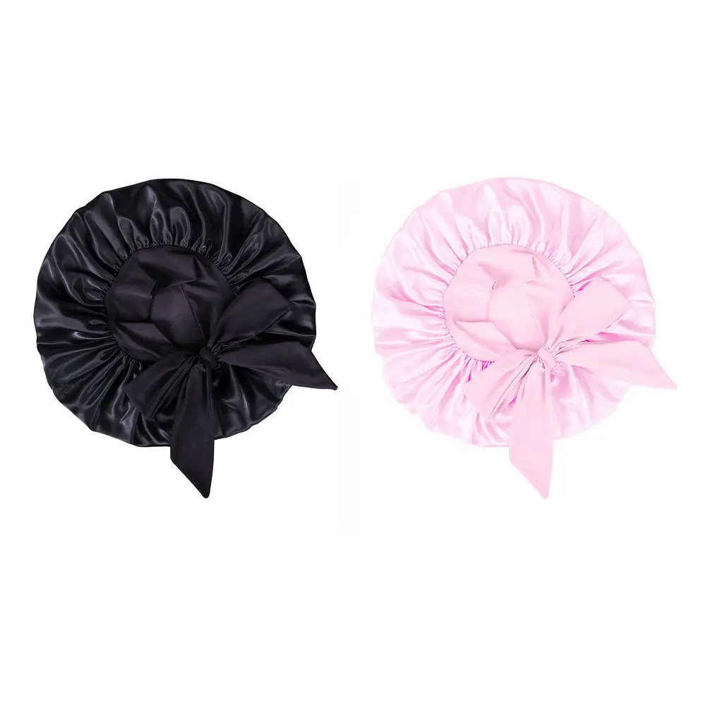 หมวกซาตินสำหรับผู้หญิง 2 ชิ้น  - Satin Hair Bonnet บทวิจารณ์และราคา