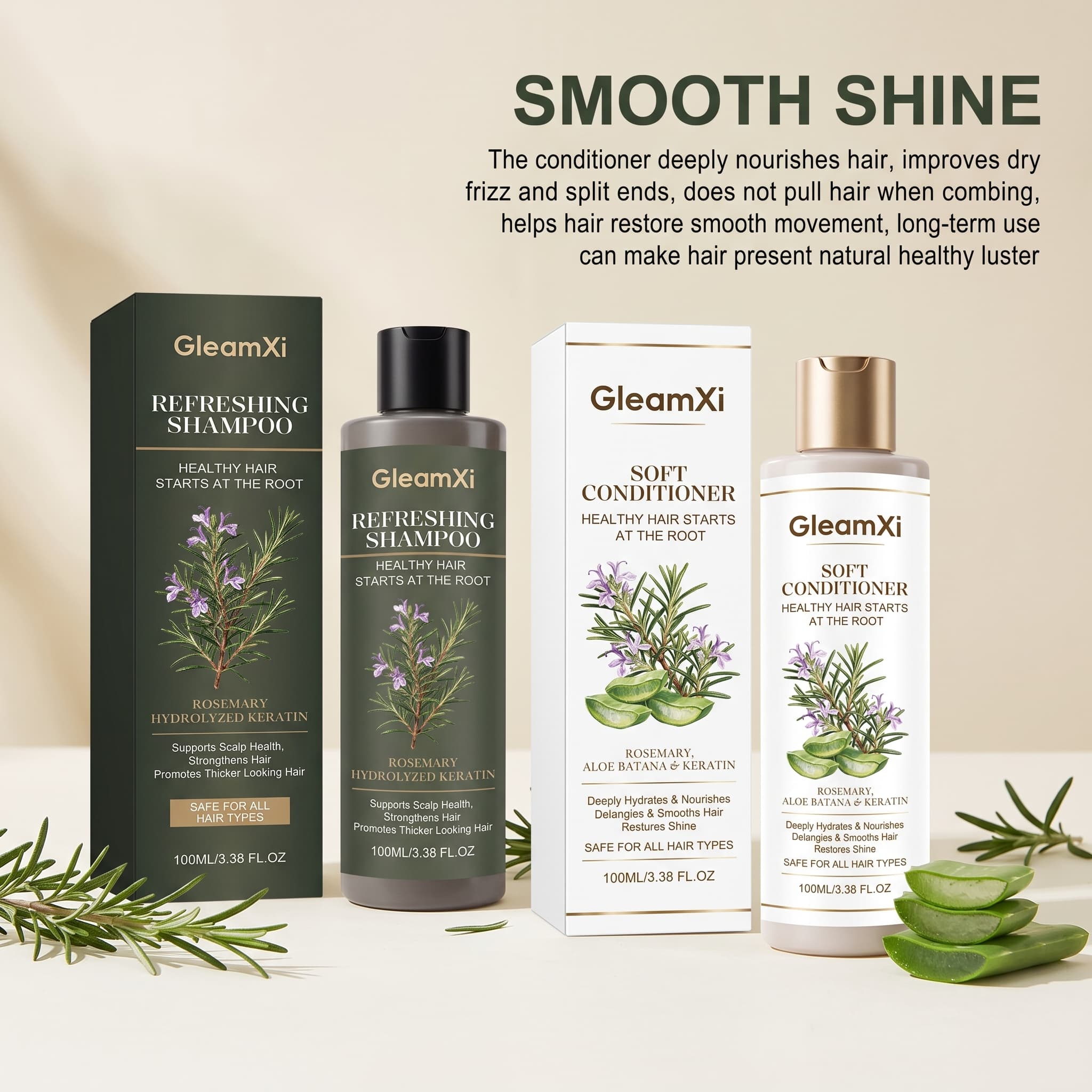 โรสแมรี่ แชมพู ครีมนวดผม ชุดคว - Hair Care Keratin Shampoo บทวิจารณ์และราคา
