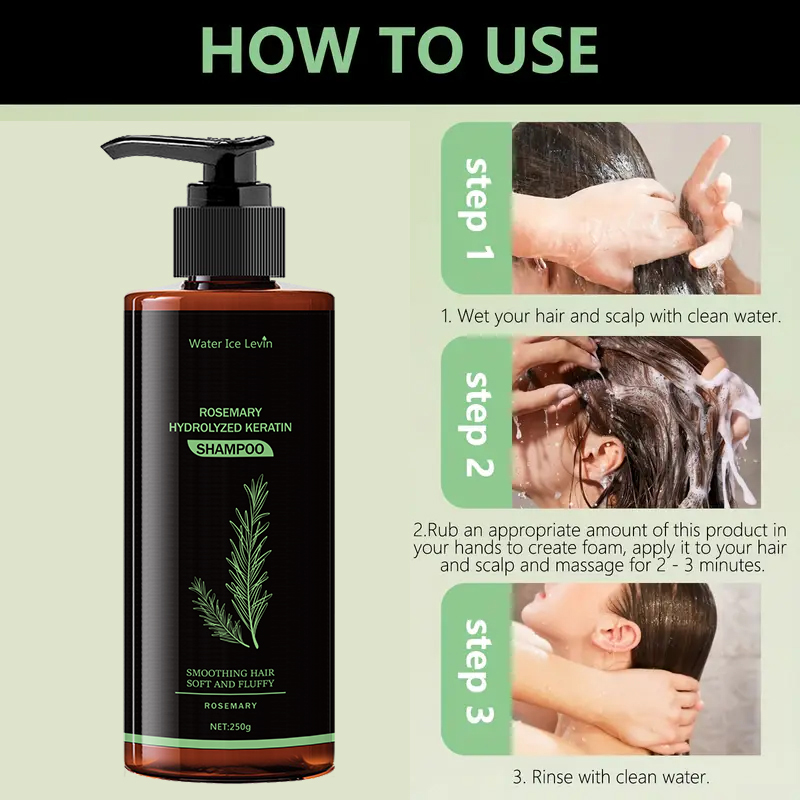 แชมพูโรสแมรี่เคราตินไฮโดรไลซ์  - Hair Care Keratin Shampoo บทวิจารณ์และราคา