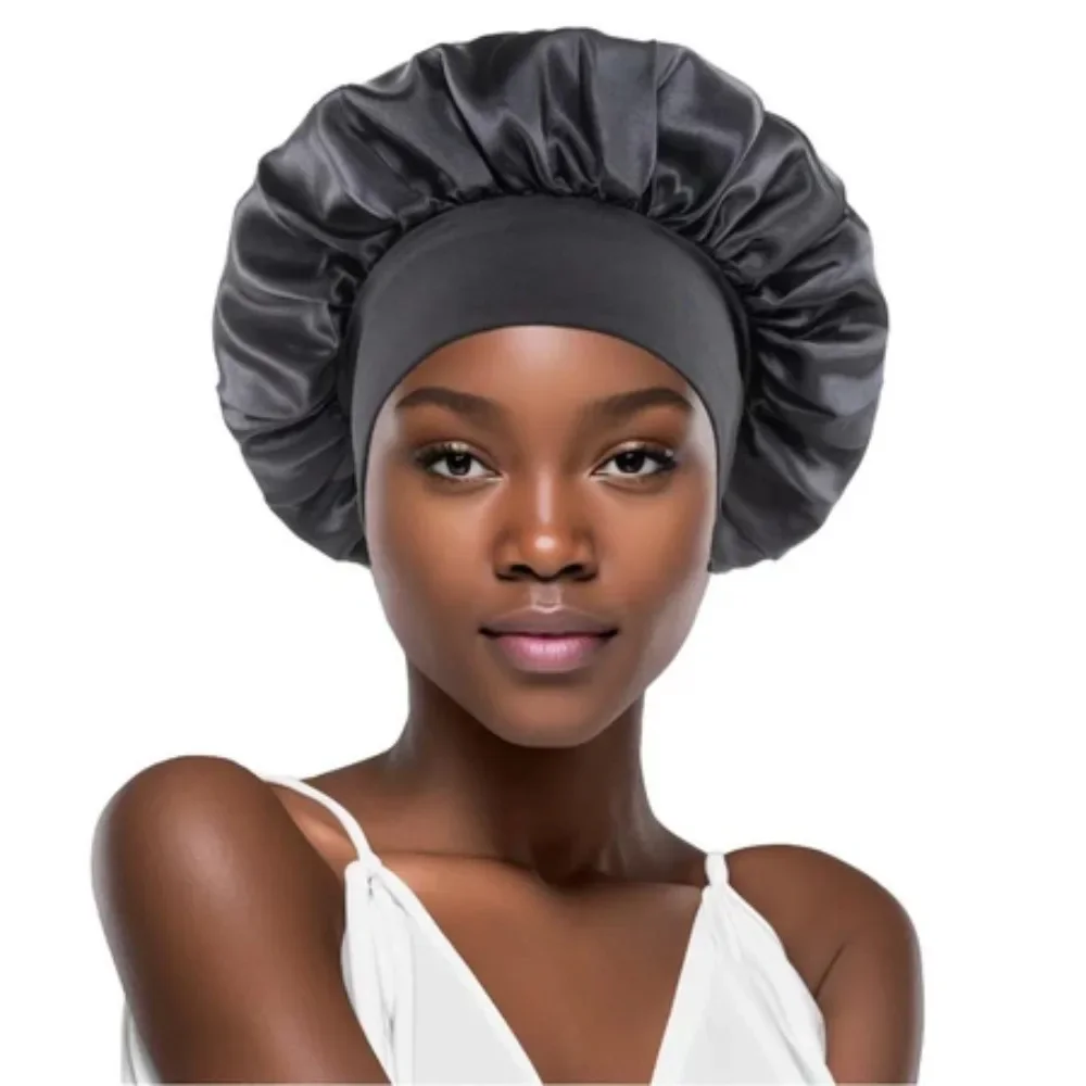 หมวกไหมพรมสําหรับนอนซาตินผมBon - Satin Hair Bonnet บทวิจารณ์และราคา