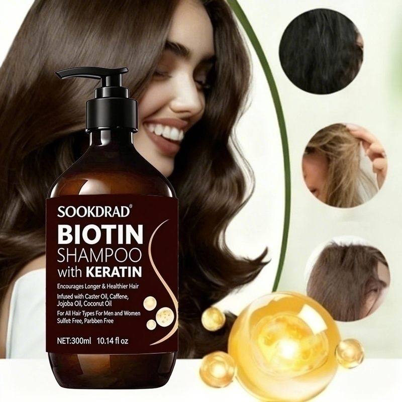 แชมพูไบโอตินเคราติน ขนาดใหญ่ 3 - Hair Care Keratin Shampoo บทวิจารณ์และราคา