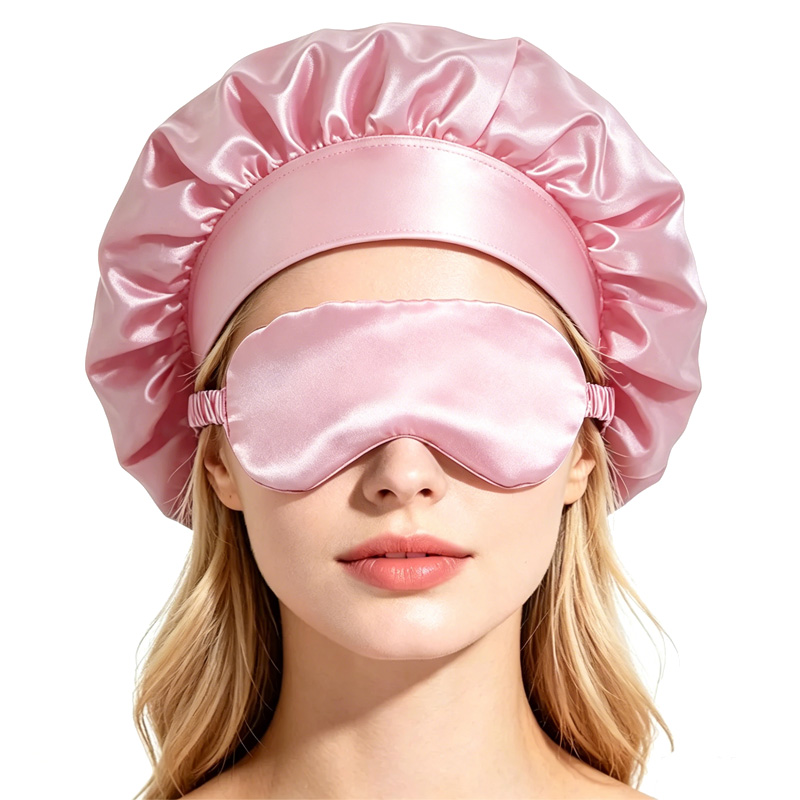    ชุดผ้าปิดตาสำหรับนอนหลับแบ - Satin Hair Bonnet บทวิจารณ์และราคา