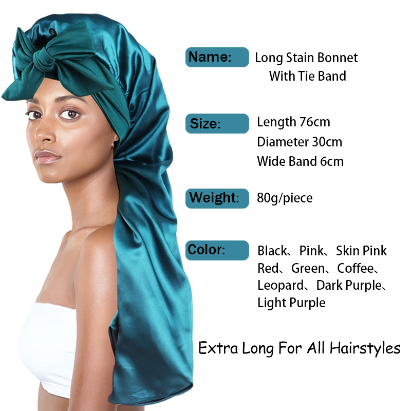 1 ชิ้น Bonnets สําหรับผู้หญิงส - Satin Hair Bonnet บทวิจารณ์และราคา