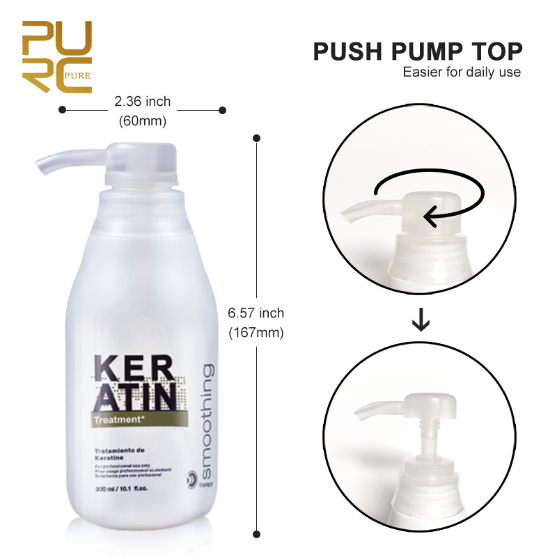 PURC 300ML Keratin Treatment P - Hair Care Keratin Shampoo บทวิจารณ์และราคา