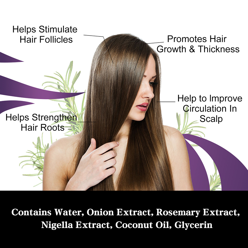 30ml หัวหอม Rosemary Hair Grow - Hair Care Essence Oil Spray บทวิจารณ์และราคา