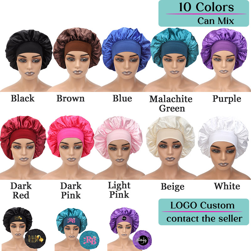 หมวกคลุมผมผ้าซาตินเนื้อนุ่ม 3  - Satin Hair Bonnet บทวิจารณ์และราคา
