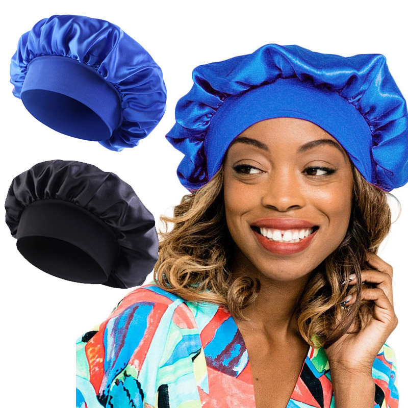 หมวกคลุมผมผ้าซาตินเนื้อนุ่ม 3  - Satin Hair Bonnet บทวิจารณ์และราคา