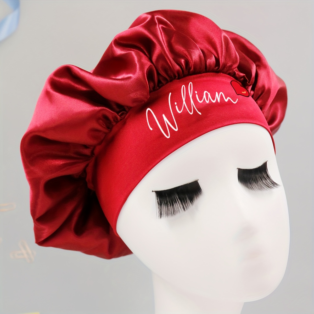 หมวกคลุมผมผ้าซาตินแบบกำหนดเอง  - Satin Hair Bonnet บทวิจารณ์และราคา