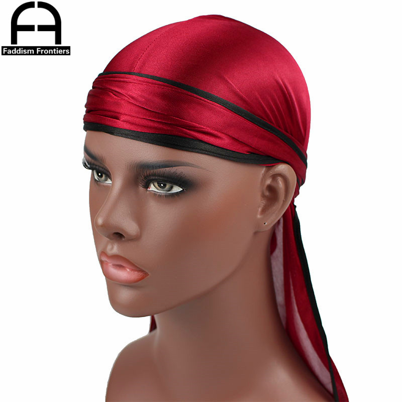 แฟชั่นผู้ชายใหม่ซาติน Durags B - Satin Hair Bonnet บทวิจารณ์และราคา