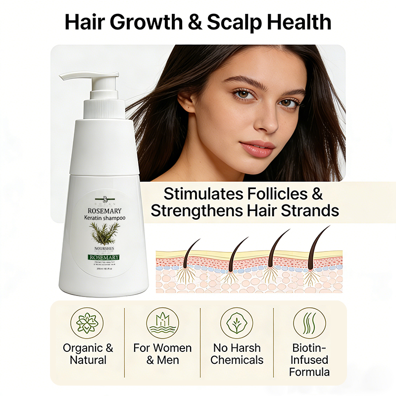 แชมพูโรสแมรี่ธรรมชาติ 200 มล.  - Hair Care Keratin Shampoo บทวิจารณ์และราคา