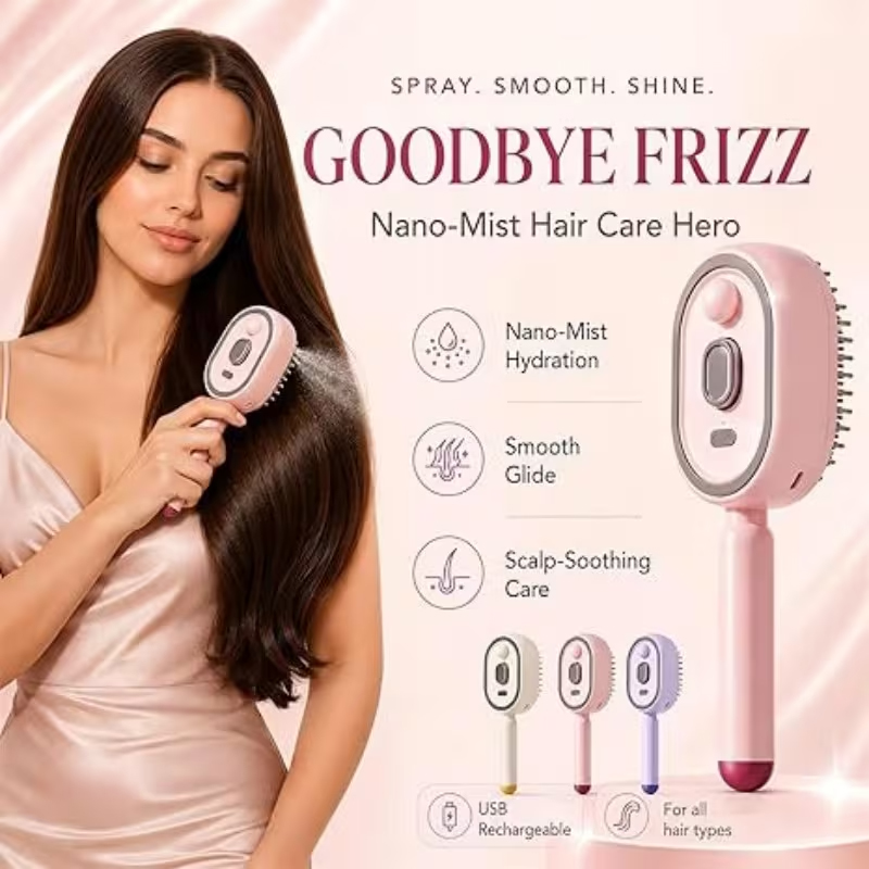 หวีนวดไฟฟ้าพร้อมระบบพ่นน้ำมันห - Hair Care Essential บทวิจารณ์และราคา
