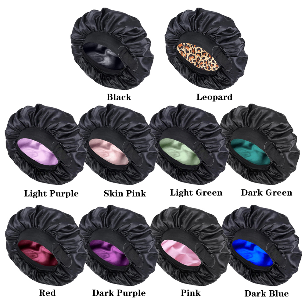 หมวกคลุมผมผ้าซาตินสองชั้นแบบกล - Satin Hair Bonnet บทวิจารณ์และราคา