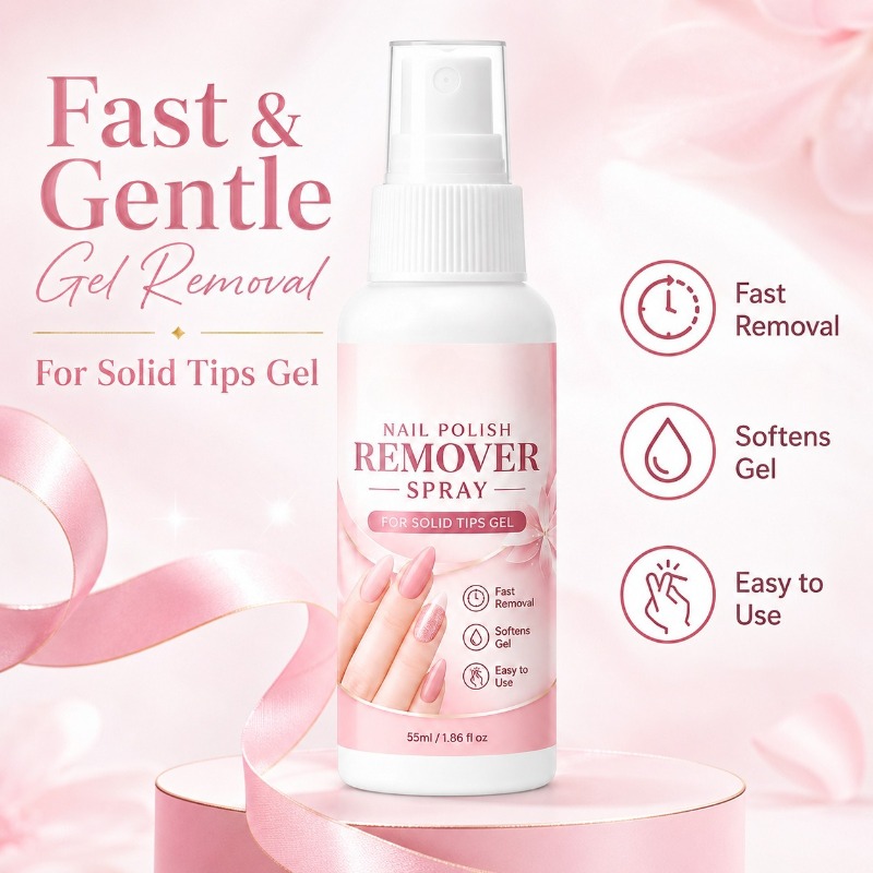 สเปรย์ล้างเล็บเจลแบบแข็ง น้ำยา - Hair Care Gel บทวิจารณ์และราคา
