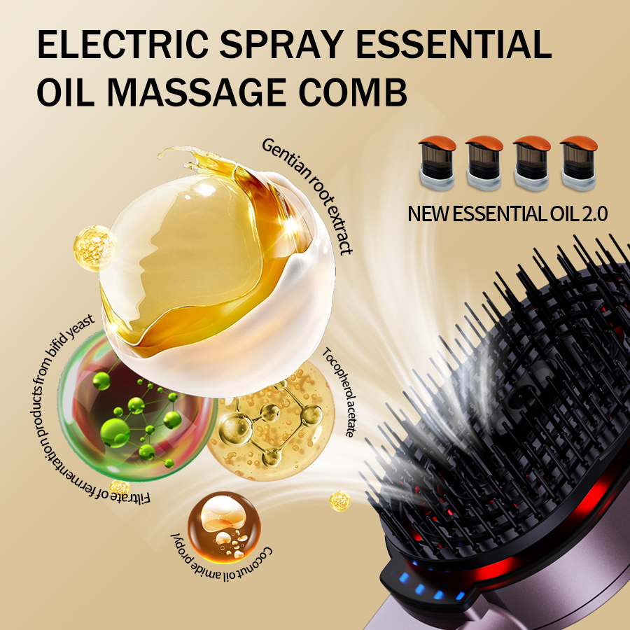 4-in-1 หวีนวดน้ํามันหอมระเหยสเ - Hair Care Essential บทวิจารณ์และราคา