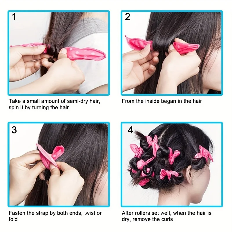 ชุดม้วนผม 11 ชิ้น แบบไม่ใช้ควา - Satin Hair Bonnet บทวิจารณ์และราคา