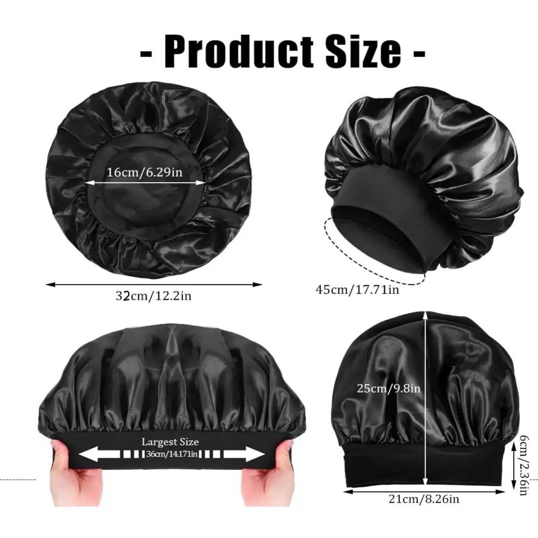 ชุดอุปกรณ์จัดแต่งทรงผมระดับมือ - Satin Hair Bonnet บทวิจารณ์และราคา